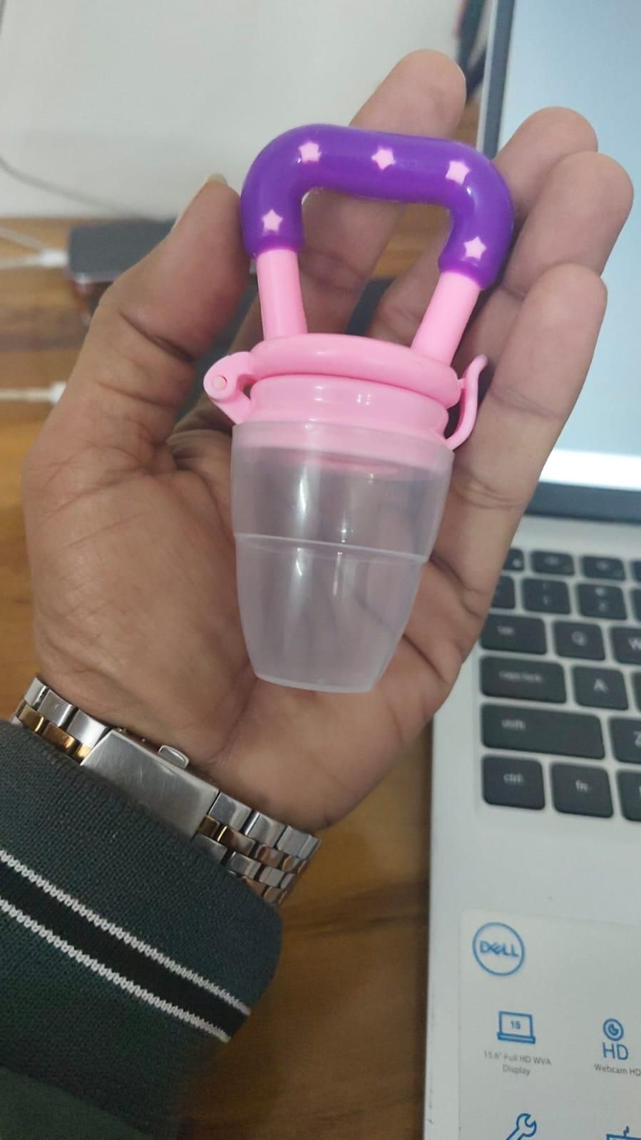 Naughty Baby Silicone Nibbler & Fruit Feeder – BPA-Free Teether (2-Pack) - Veesho