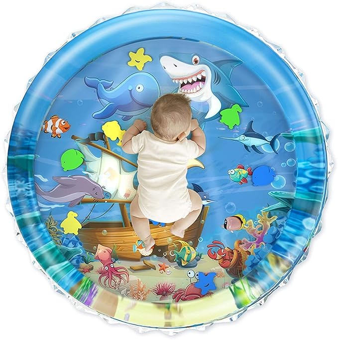 Premium Inflatable Water Play Mat & Tummy Time Activity Center - Veesho