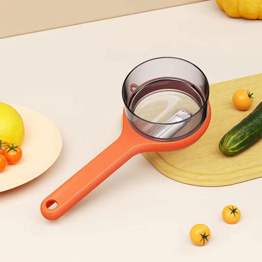 Multifunctional Vegetable & Fruit Peeler with Integrated Storage Box - Veesho